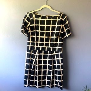 French connection black and white dress